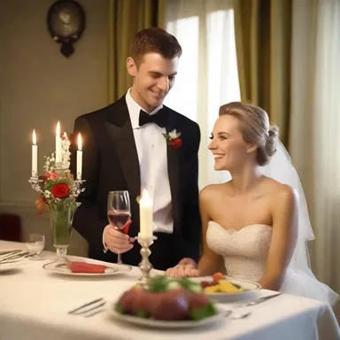 As a romantic gesture, John planned a surprise dinner for his partner to be the bestower of a romantic evening.
