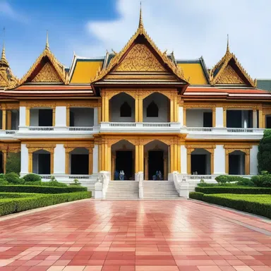 The grand palace was magnificently built during the Renaissance period.