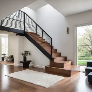 The architect skillfully utilized interposition by placing a dramatic staircase in the middle of the room, creating a stunning focal point.