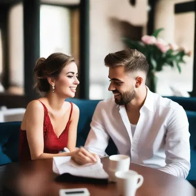In order to plan a perfect date, he needed to sort out all the details, including the restaurant reservation and the surprise gift.