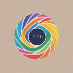 Brightly colored logo for a textile designer with the brand name 'BINTI', inspired by Pakistani design aesthetics