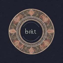 Logo for a textile designer with the brand name 'BINTI', featuring Pakistani design aesthetics