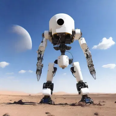The advanced robots of the future were equipped with optical sensors capable of detecting even the tiniest mote in the atmosphere.