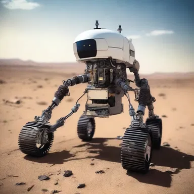 The advanced robots of the future were equipped with optical sensors capable of detecting even the tiniest mote in the atmosphere.