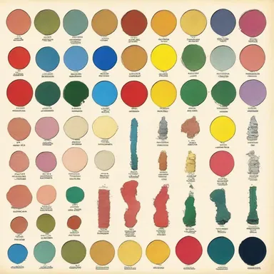 The spectroscopic analysis of the pigments used in cartoon illustrations revealed fascinating color combinations.