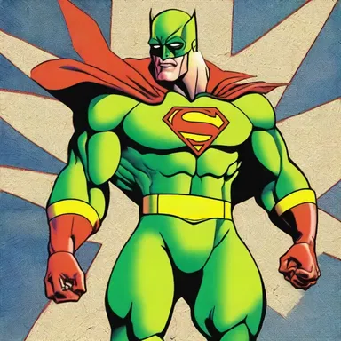 The superhero's costume in the comics was depicted with vibrant colors, as if it was subject to spectroscopic enhancements.