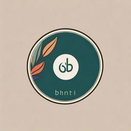 Logo for a designer with the brand name 'BINTI', incorporating traditional Pakistani colors and design aesthetics