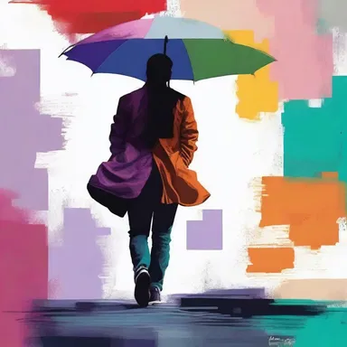 The artist used different colors to create a balanced composition and neutralize any overwhelming elements.