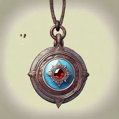 The protagonist used a special amulet to neutralize the power of the cursed object.