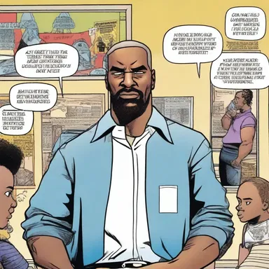 The comic book artist revised the dialogue to neutralize any politically charged statements, ensuring the story remained entertaining to readers of all backgrounds.