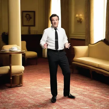 The comedian used humor to neutralize the tension in the room and make everyone laugh.