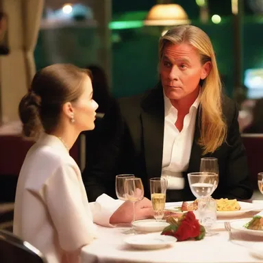 At the dinner date, John's tactless comment about his partner's appearance ruined the romantic atmosphere.