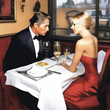 At the dinner date, John's tactless comment about his partner's appearance ruined the romantic atmosphere.