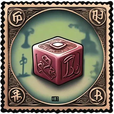 In the magical world of Valeria, the enchanted stamp was used to break curses and bring forth good fortune.