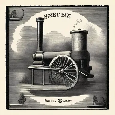 In the classic novel 'Hard Times', Charles Dickens vividly describes the stamp used in the factory to crush the stone and the monotonous sound it produced.