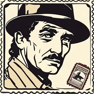 The detective movie had a crucial clue hidden on a secret stamp that led the protagonist to solve the case.