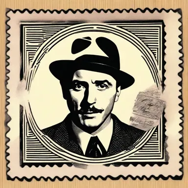 The detective movie had a crucial clue hidden on a secret stamp that led the protagonist to solve the case.