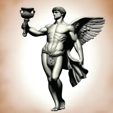 According to Greek mythology, Hermes, the messenger of the gods, carried a stamp to mark the passage of souls into the afterlife.
