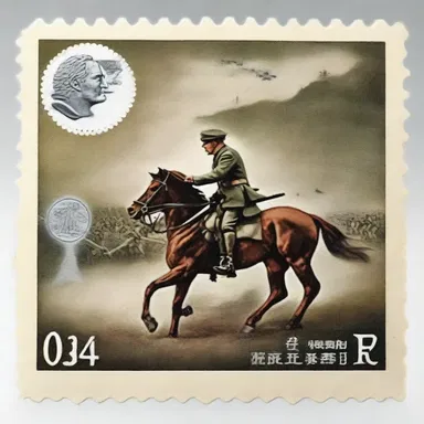 The stamp commemorated the anniversary of a historic battle that changed the course of the war.