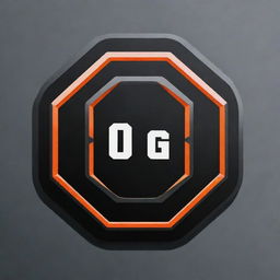 Generate a logo featuring an octagon shape with the letters 'OTG' emblazoned. The logo has a gaming themed design.