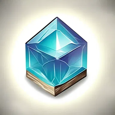 In the realm of the enchanted kingdom, a magical crystal was used as a stamp to exchange goods and services.