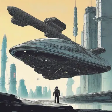 In the science fiction novel, the protagonist uses a special device to stamp out the enemy spaceships.