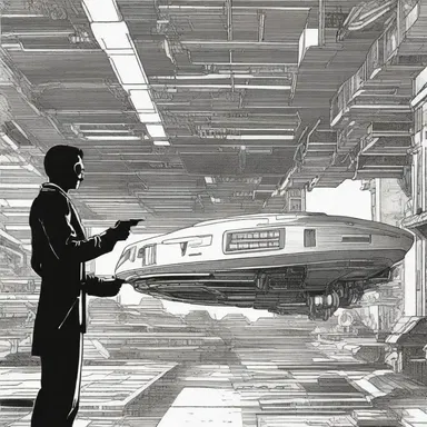 In the science fiction novel, the protagonist uses a special device to stamp out the enemy spaceships.