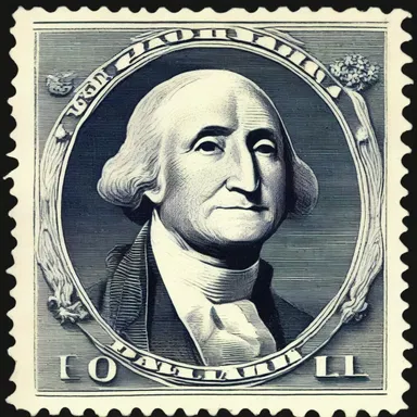 In 1867, the United States issued its first commemorative stamp featuring George Washington.