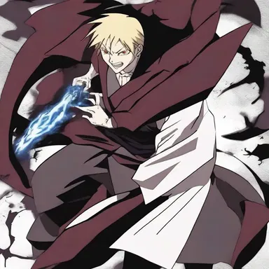 The main character in the anime series possessed a special power to stamp his enemies into the ground.