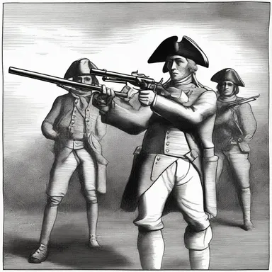 During the American Revolution, soldiers would often stamp their muskets with the enemy's insignia as a symbol of victory.