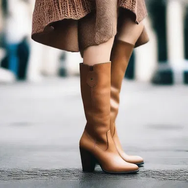 The latest trend in footwear is to wear boots that allow you to stamp your way through any crowd.