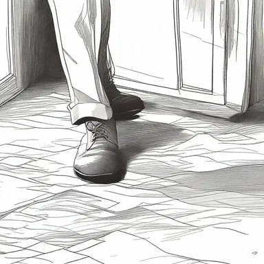 In the opening scene of the book, the protagonist stamped his feet in frustration as he faced yet another obstacle.