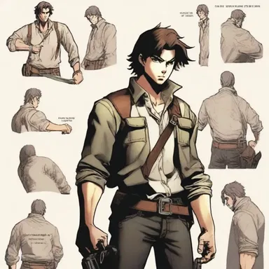 The main character's actions stamped him as a heroic protagonist.