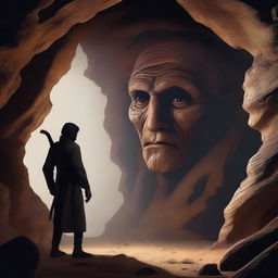 A superbly rendered digital art image featuring the character 'Rip' from the movie 'Tombstone'