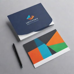 Generate a sleek and modern business logo with bold colors and clear lettering.