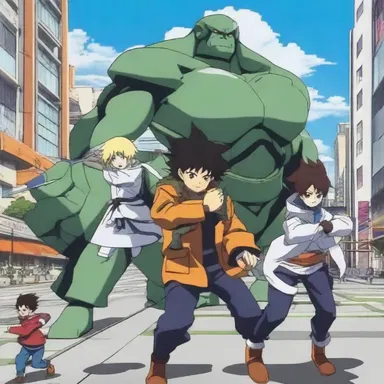 In the anime series, the protagonist's team strategically establishes a bridgehead to protect their territory from the opposing forces.