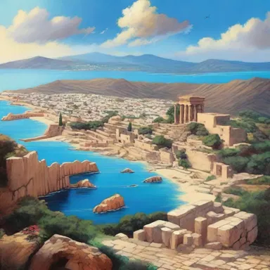 According to Greek mythology, the island of Crete served as a bridgehead for the invasion of Greece by the Mycenaean civilization.