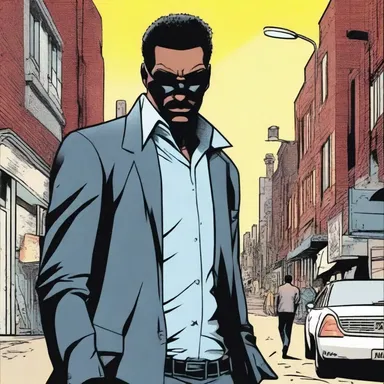 In the thrilling comic series, an anti-hero with a double life operates as a black marketeer, trading illegal goods while disguising himself as a mild-mannered citizen.
