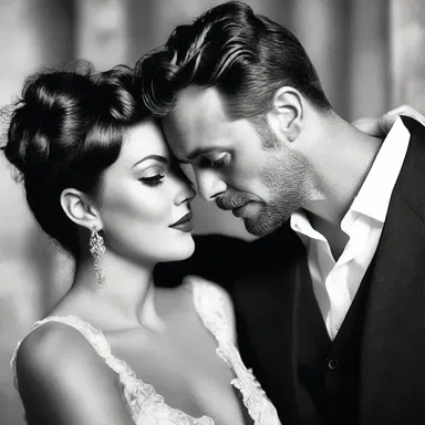 She fell in love with his charm and good looks, even though she knew his stories were nothing more than cock-and-bull tales.