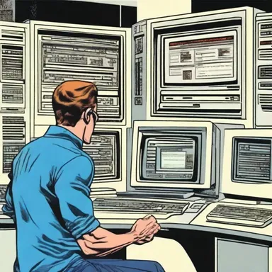 In the futuristic world of the Marvel comics, mainframe computers control the advanced technologies and provide crucial information to the superheroes.