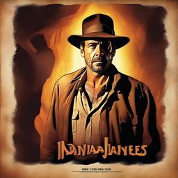 An Indiana Jones-style poster featuring Jeffrey Dean Morgan