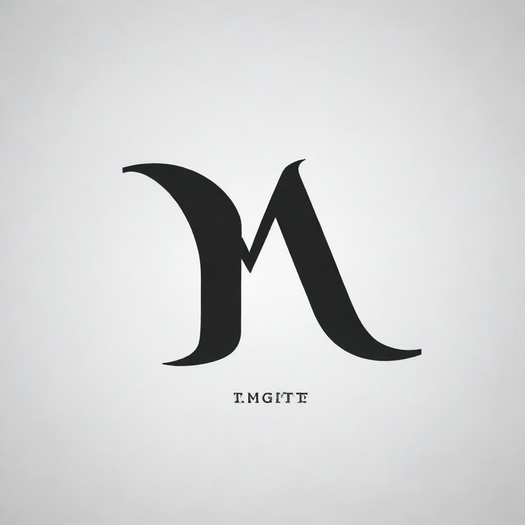 Design a logo, inherently elegant and clean, with the letters 'T' and 'M'.