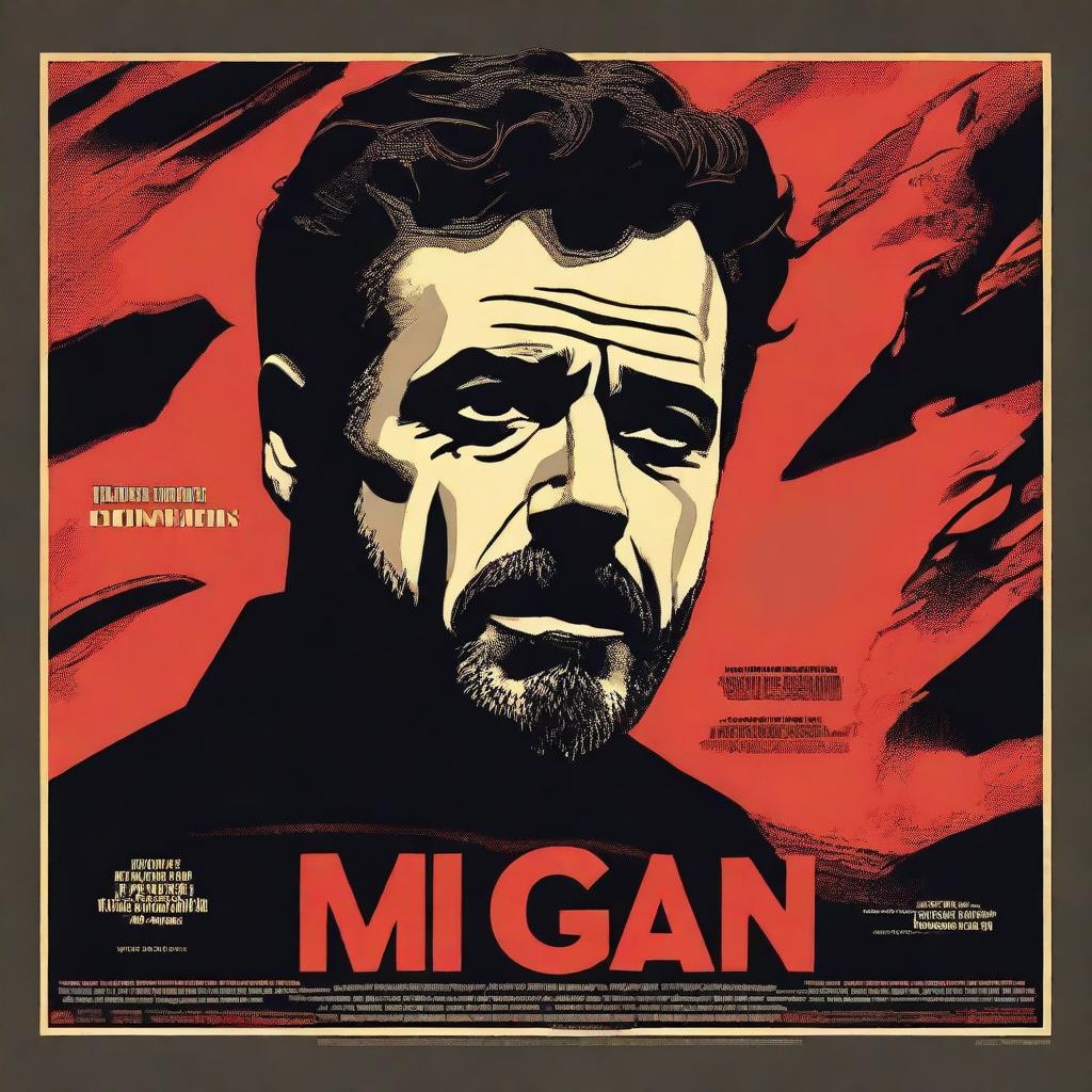 A high-quality, vintage-style movie poster featuring Jeffrey Dean Morgan