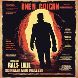 A high-quality, vintage-style movie poster featuring Jeffrey Dean Morgan
