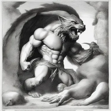 In ancient mythology, the hero battled a mythical creature known as the 'Mutton Eater'.