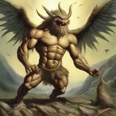 In ancient mythology, the hero battled a mythical creature known as the 'Mutton Eater'.