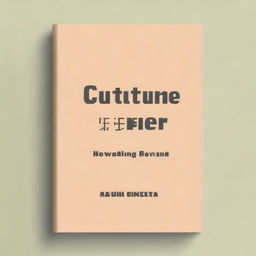 A clean, simple digital art book cover for 'Culture Cure: How to Dodge the Shot Show in Your Company'