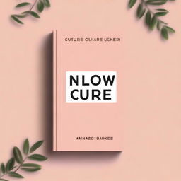 This is a simple, high-quality digital art cover for a non-fiction book by Amanda Barker, titled 'Culture Cure: How to Dodge the Shit Show in Your Company'