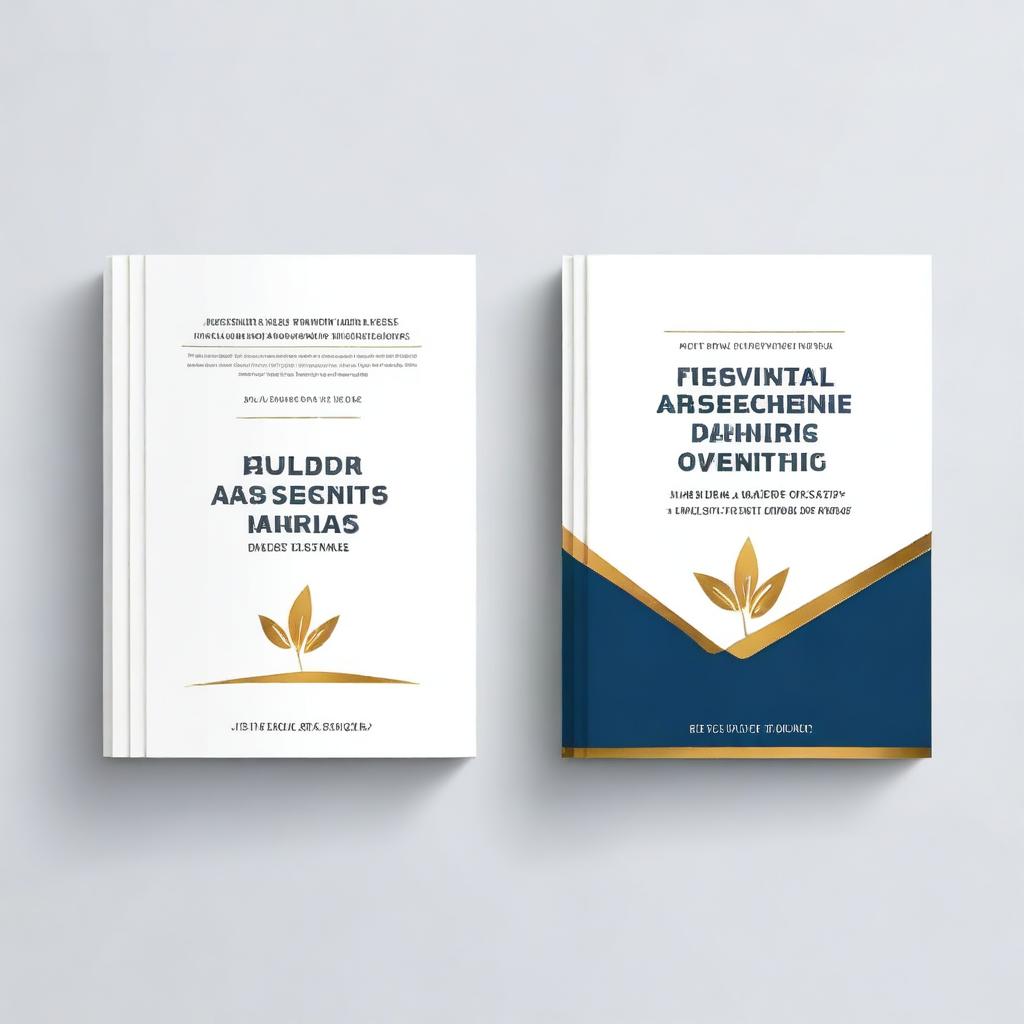 A high-quality, professional, and minimalist book cover for a financial planning guide