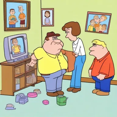 The animated TV show used a presumptive approach to create a humorous portrayal of everyday situations.